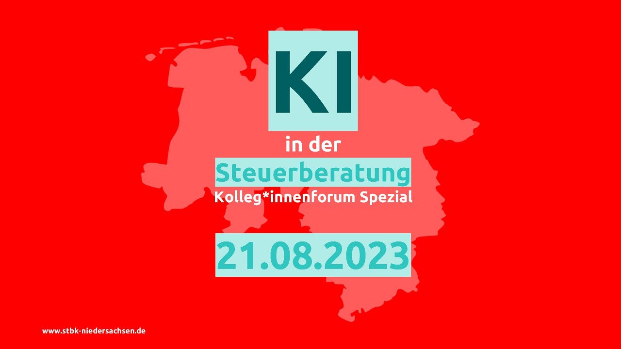 Kolleg*innenforum Spezial „KI in der Steuerberatung“